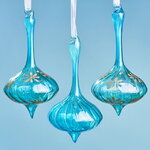 Елочные игрушки Celeste Sogno 15 см, 3 шт, стекло