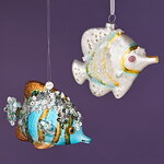 Елочные игрушки Рыбки Granite 12-14 см, 2 шт, стекло