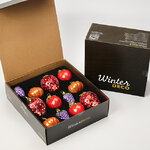 Елочные игрушки Овощи и Ягоды - Beautiful Garden 7 см, 12 шт, стекло 