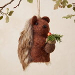 Елочная игрушка Ежик Витти - Foresta di Lana 10 см, подвеска