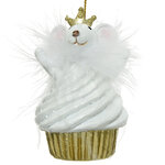 Елочная игрушка Мышка Мила - Принцесса пирожных 9 см, подвеска