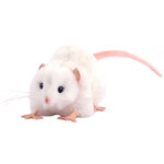 Мягкая игрушка Крыса белая 12 см