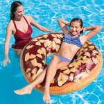 Большой надувной круг Шоколадный Пончик с орехами 99 см