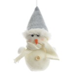 Елочная игрушка Снеговик Малютка Фрости 5 см, подвеска