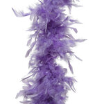 Боа из перьев Мэрикруз 184 см лавандовая