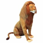 Большая мягкая игрушка Лев сидящий 76 см