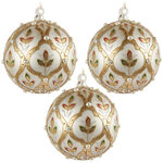 Елочные шары Palazzo dei Fiori 10 см, стекло, 6 шт