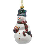 Елочная игрушка Снеговик - Лаймпли Сток 12 см