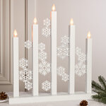 Новогодний светильник Snowfall 48*46 см, 5 теплых белых LED ламп