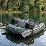 Надувная лодка для рыбалки Big Catch Pro (Биг Кач Про) 165*119*38 см + насос и весла