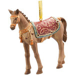 Елочная игрушка Королевский скакун Джервейс из Золотых Конюшен 11 см, подвеска