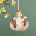 Елочная игрушка Ангелок Арья - Rapsodia dei Fiori 7 см, подвеска