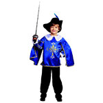 Карнавальный костюм Мушкетер, синий, рост 104 см