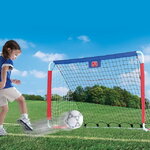 Ворота для футбола и хоккея на траве с мячами и клюшками 46*77*123 см