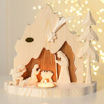 Рождественский вертеп - подсвечник Святое Рождество 26*23 см, для 1 свечи