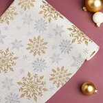 Ткань для декора Снежинки Bijoux Snowy 28*270 см