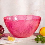 Пластиковый салатник Портофино 26*13 см розовый