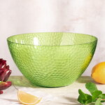 Пластиковый салатник Портофино 26*13 см салатовый