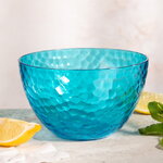 Пластиковый салатник Портофино 14*9 см голубой