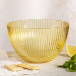 Пластиковый салатник Гранвиль 14*9 см жёлтый