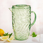 Пластиковый кувшин для воды Моник 26*13 см зеленый