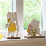 Набор деревянных фигурок Кролики Джилл и Феликс с Солнечного Луга 19-24 см, 2 шт