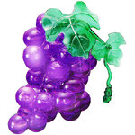 3D пазл Виноград, фиолетовый, 9 см, 46 эл.