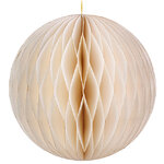 Бумажный шар Армель 25 см молочный