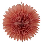 Подвесное украшение из бумаги Альканте 50 см персиковое