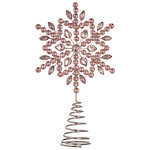 Верхушка на елку Снежинка Джове 26 см