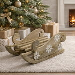 Декоративная фигура Деревянные Санки - Snow Fun 32*18 см