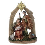 Рождественский вертеп Святое Семейство под Вифлеемской Звездой 21*15 см