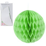 Бумажный шар 25 см зеленый