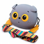 Детская сумка через плечо Кот Басик 20*16 см