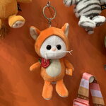 Мягкая игрушка-брелок Кошечка Лили - Лисичка 15 см