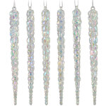 Набор елочных игрушек Сосульки Almasan - Reus 25 см, 6 шт