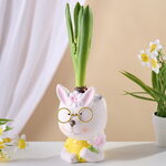 Декоративное кашпо Зайка Жуйка 12 см