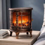 Светодиодный камин Дабрен 30*24 см, на батарейках