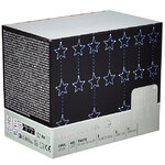 Светодиодная гирлянда бахрома Звездопад Estelar 2*2 м, 415 холодных белых микро LED ламп, контроллер, таймер, IP44