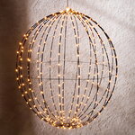 Светящийся шар Антарес 60 см, 400 экстра теплых белых LED ламп, таймер, IP44