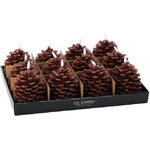 Светодиодная свеча Сосновая Шишка 13 см, на батарейках, таймер