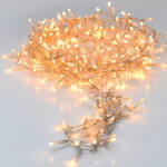 Светодиодная гирлянда Koopman Comfort Steady 54 м, 720 теплых белых LED ламп, прозрачный ПВХ, контроллер, таймер, IP44