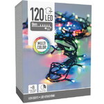 Светодиодная гирлянда Koopman Comfort 9 м, 120 разноцветных LED ламп, зеленый ПВХ, контроллер, таймер, IP44