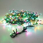 Светодиодная гирлянда Koopman Comfort Macaron 13.5 м, 180 разноцветных Soft Multi LED ламп, зеленый ПВХ, контроллер, таймер, IP44