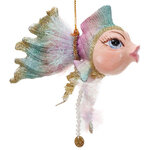 Елочная игрушка Радужная Рыбка - Tesori di Poseidone 12 см