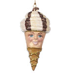 Елочная игрушка Мороженое Шоколадная Затея - Cabriolet a Glace 10 см, подвеска