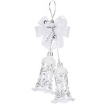 Стеклянное елочное украшение Гирлянда Менуэт 16 см