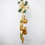 Елочное украшение Гирлянда Метелица 64 см, стекло