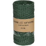 Декоративный шнур Classic 25 м армированный зеленый