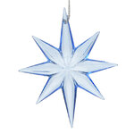 Елочная игрушка Снежинка Suite Blue 13 см, подвеска